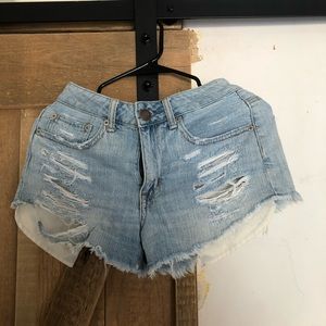 American eagle jean shorts